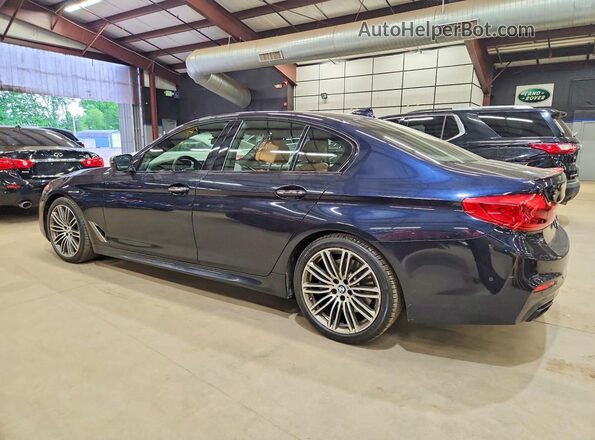 WBAJB9C52JB035796 2018 BMW OTHER Blue უკანა მარცხენა