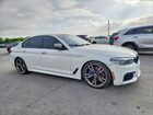 2018 Bmw M550xi Белый vin: WBAJB9C54JB036528