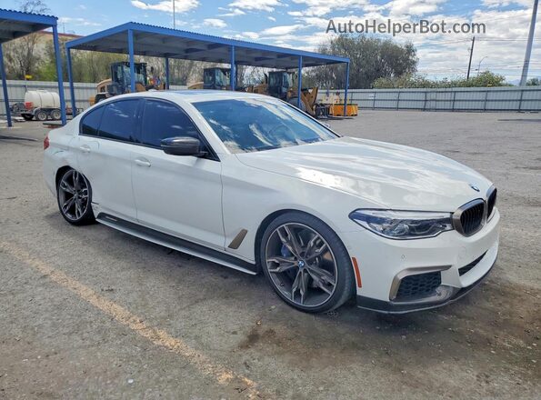 WBAJB9C54KB464133 2019 BMW M5 Белый Передняя правая четверть
