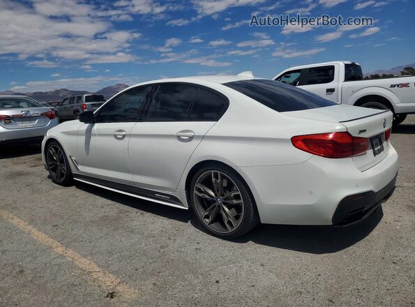WBAJB9C54KB464133 2019 BMW M5 Белый Задняя левая четверть