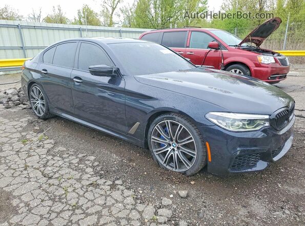 WBAJB9C5XJB286968 2018 BMW M5 Черный Передняя правая четверть