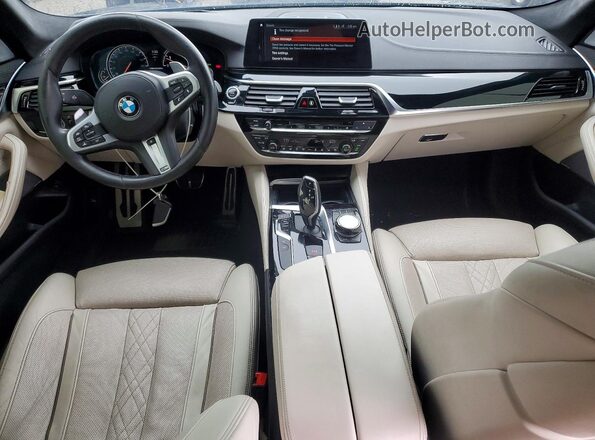WBAJB9C5XJB286968 2018 BMW M5 Черный Вид панели приборов