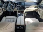 2019 Bmw 540 I Синий vin: WBAJE5C5XKWW45732