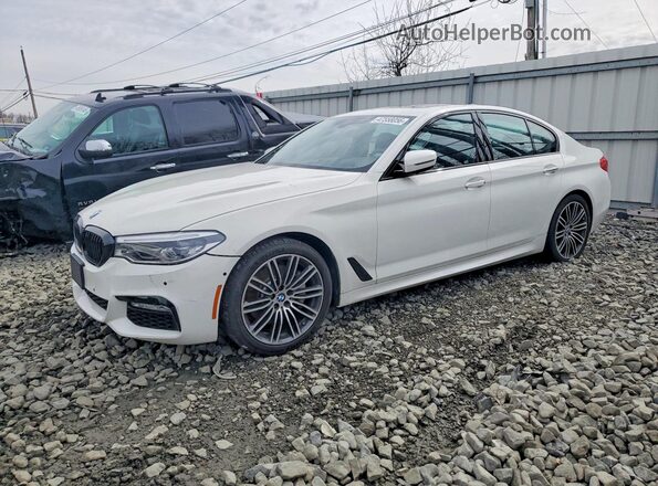 WBAJE7C30HG888317 2017 BMW 5 SERIES White Vista tres cuartos delantera izquierda