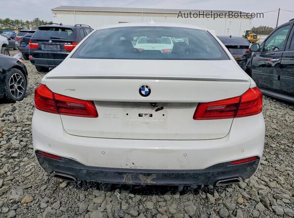 WBAJE7C30HG888317 2017 BMW 5 SERIES White Vista trasera