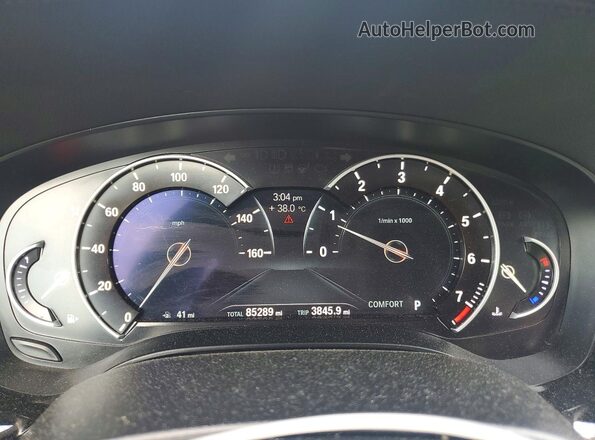 WBAJE7C35HG890502 2017 BMW OTHER Белый Вид щитка приборов