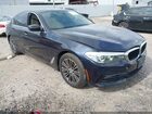 2018 Bmw 540i Xdrive Blue vin: WBAJE7C50JWC56207