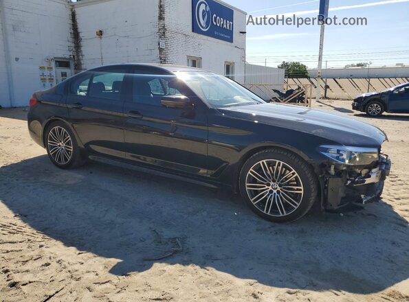WBAJE7C50KG893171 2019 BMW 5 SERIES Черный Передняя правая четверть