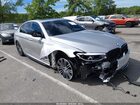 2019 Bmw 540i Xdrive Silver vin: WBAJE7C59KG893198