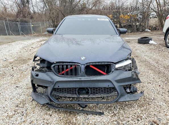 WBAJE7C59KWW09588 2019 BMW 5 SERIES Синий Вид спереди