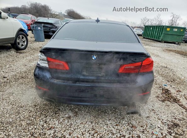 WBAJE7C59KWW09588 2019 BMW 5 SERIES Синий Вид сзади