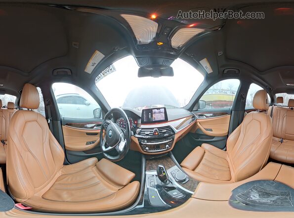 WBAJE7C59KWW09588 2019 BMW 5 SERIES Синий Вид наклейки с VIN-кодом