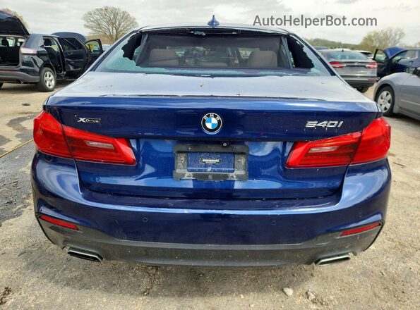 WBAJE7C59KWW13270 2019 BMW OTHER Blue Widok z tyłu