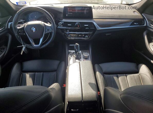 WBAJR3C04LWW75517 2020 BMW 5 SERIES Белый Вид панели приборов