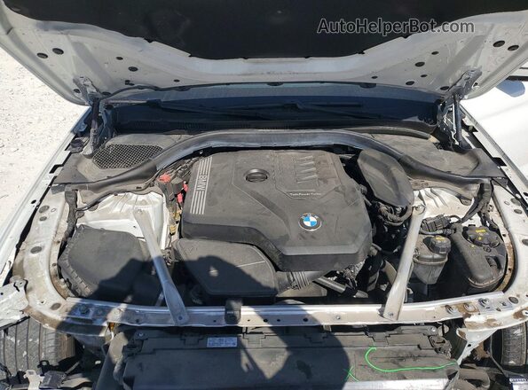 WBAJR3C04LWW75517 2020 BMW 5 SERIES Белый Вид задней части салона