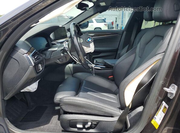 WBAJR3C0XLCD59656 2020 BMW 5 SERIES Gray Vista interior delantera