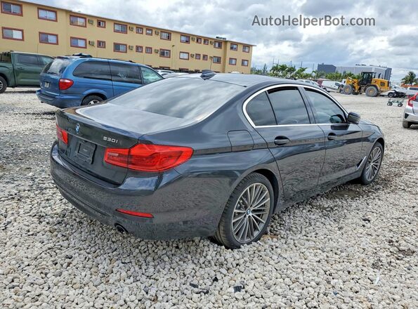 WBAJR3C0XLCD59656 2020 BMW 5 SERIES Gray Trasero derecho