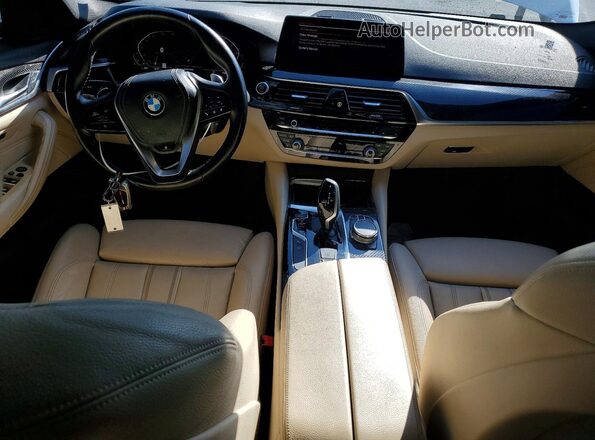 WBAJR7C00LCD76487 2020 BMW 5 SERIES Белый Вид панели приборов