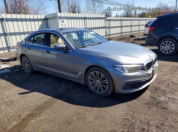 WBAJR7C04LWW68543 2020 BMW 5 SERIES Бирюзовый Передняя правая четверть