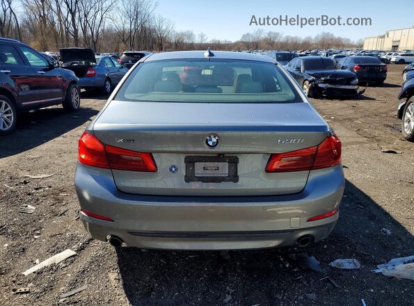 WBAJR7C04LWW68543 2020 BMW 5 SERIES Бирюзовый Вид сзади