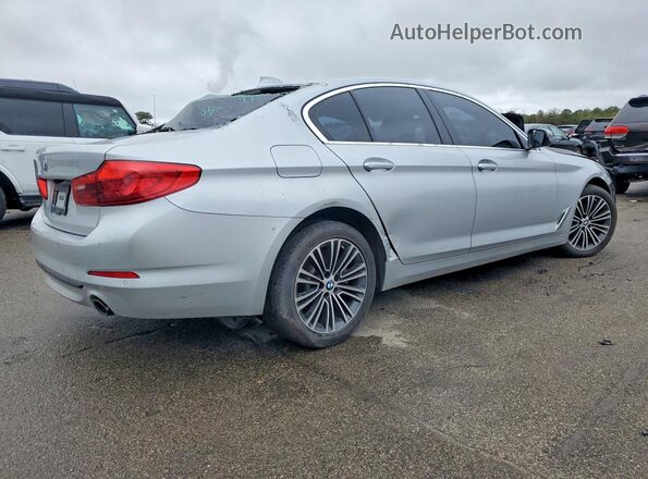 WBAJR7C05LWW65201 2020 BMW 5 SERIES Серебряный Задняя правая четверть