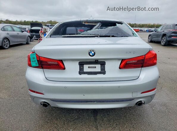 WBAJR7C05LWW65201 2020 BMW 5 SERIES Серебряный Вид сзади