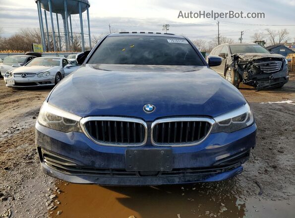 WBAJR7C06LCE14966 2020 BMW 5 SERIES Синий Вид спереди