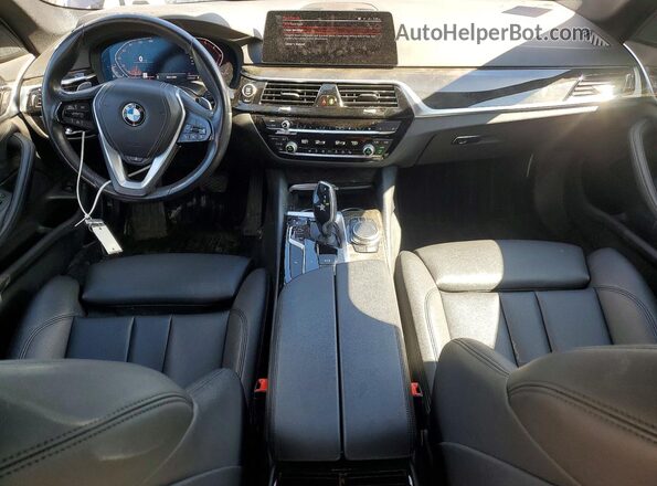 WBAJR7C07LCD65602 2020 BMW 5 SERIES Синий Вид панели приборов