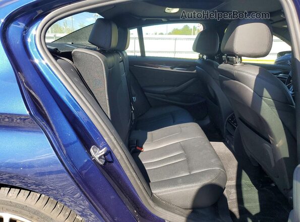 WBAJR7C07LCD65602 2020 BMW 5 SERIES Синий Вид задних сидений