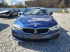 2020 Bmw 530 Xi Синий vin: WBAJR7C07LCD65602