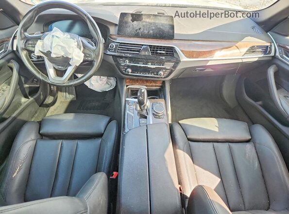 WBAJR7C07LWW79892 2020 BMW 5 SERIES Серебряный Вид панели приборов