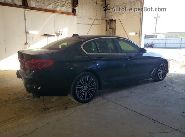 WBAJR7C09LCE19157 2020 BMW 5 SERIES Черный Задняя правая четверть