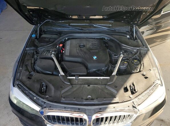 WBAJR7C09LCE19157 2020 BMW 5 SERIES Черный Вид задней части салона