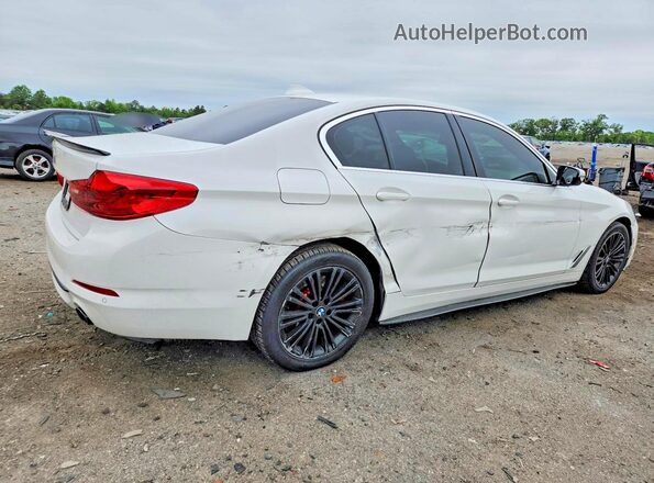 WBAJR7C09LWW65217 2020 BMW 5 SERIES Белый Задняя правая четверть