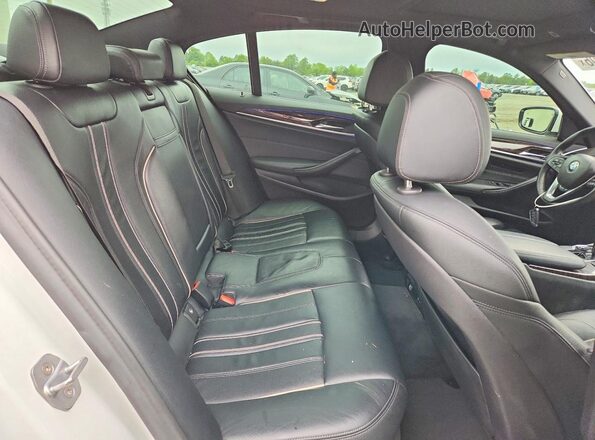 WBAJR7C09LWW65217 2020 BMW 5 SERIES Белый Вид задних сидений