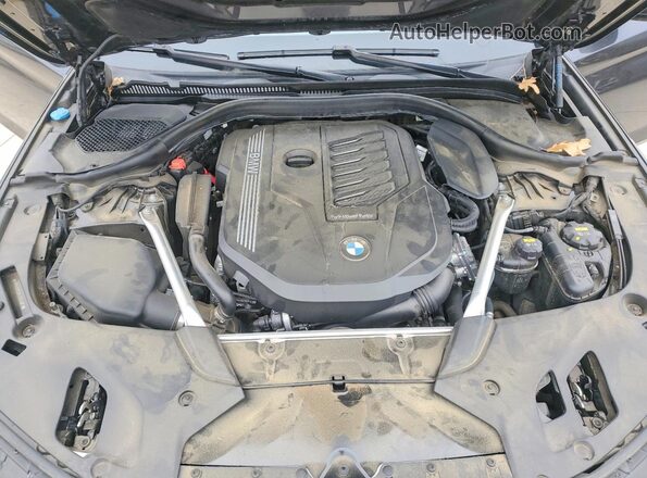 WBAJS1C00LCD14962 2020 BMW 5 SERIES Charcoal Widok wnętrza z tyłu