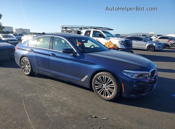 WBAJS1C03LCD74623 2020 BMW 5 SERIES Blue Передня права чверть