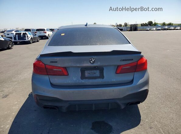 WBAJS7C02LBN96219 2020 BMW M5 Blue Հետևի տեսք