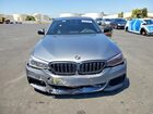 2020 Bmw M550xi Blue vin: WBAJS7C02LBN96219