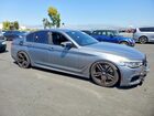 2020 Bmw M550xi Blue vin: WBAJS7C02LBN96219