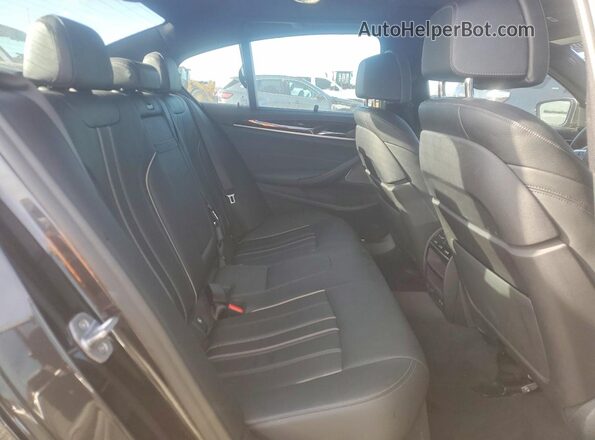 WBAJS7C0XLBN96596 2020 BMW M5 Charcoal უკანა სავარძლების ხედი