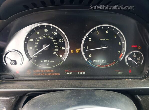 WBAKN9C55GD961800 2016 BMW OTHER Серый Вид щитка приборов