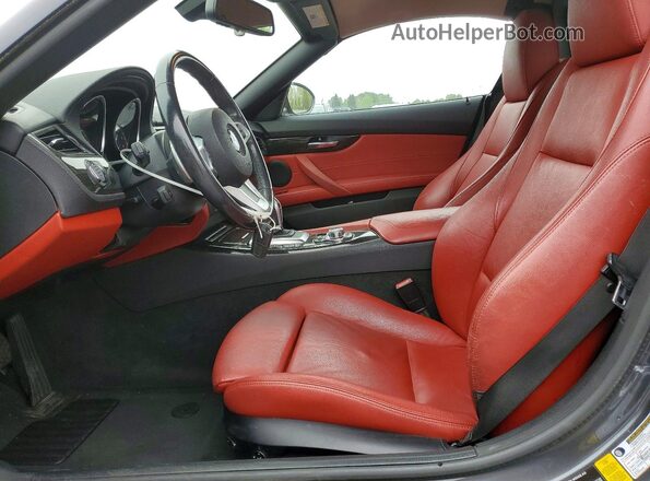 WBALL5C58GP557875 2016 BMW Z4 Gray Widok wnętrza z przodu