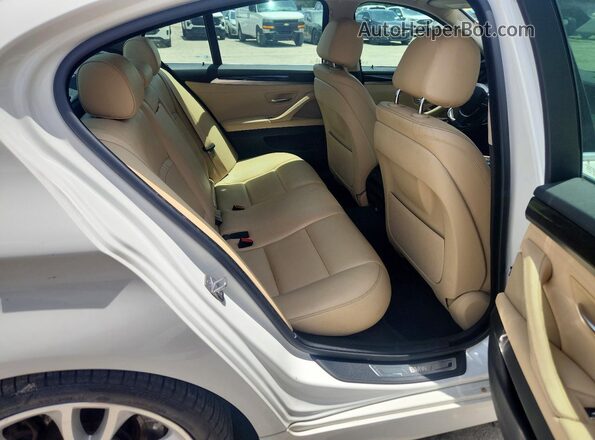 WBAXA5C5XGD691876 2016 BMW 5 SERIES Белый Вид задних сидений