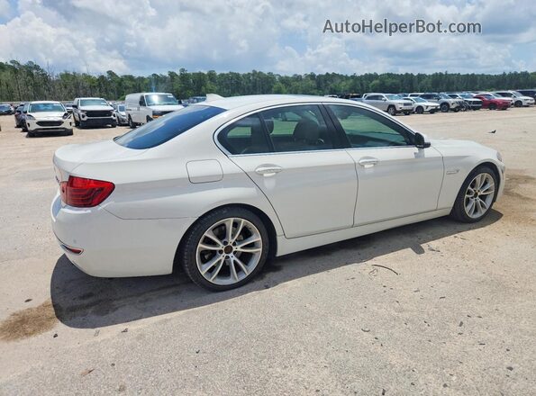 WBAXA5C5XGD691876 2016 BMW 5 SERIES Белый Задняя правая четверть
