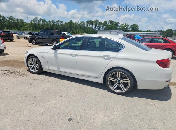 WBAXA5C5XGD691876 2016 BMW 5 SERIES Белый Задняя левая четверть