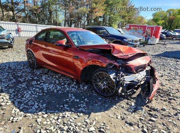 WBS2U7C51KVB09307 2019 BMW M2 Orange Передня права чверть