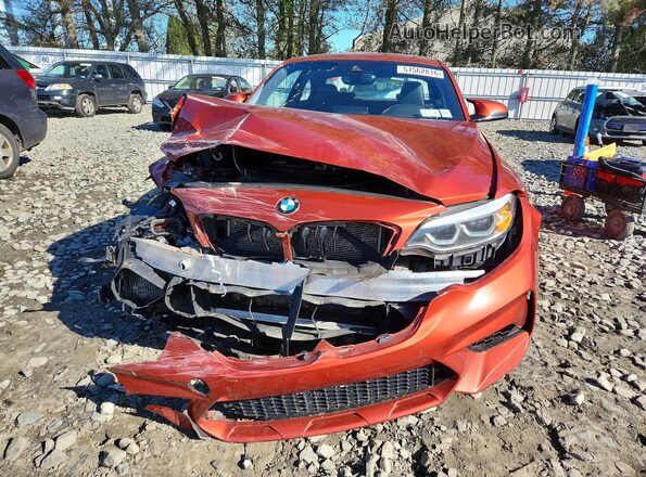 WBS2U7C51KVB09307 2019 BMW M2 Orange Вид спереду