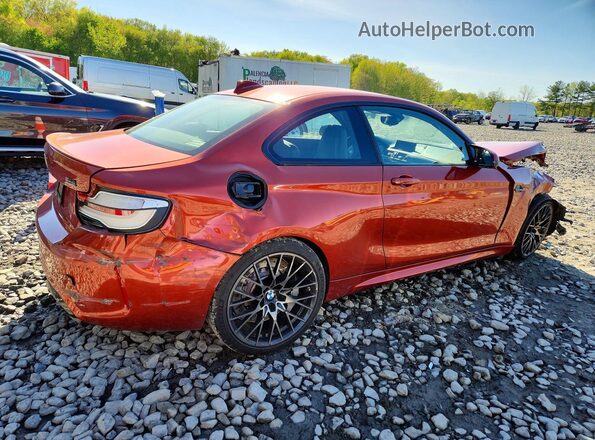 WBS2U7C51KVB09307 2019 BMW M2 Orange Задня права чверть