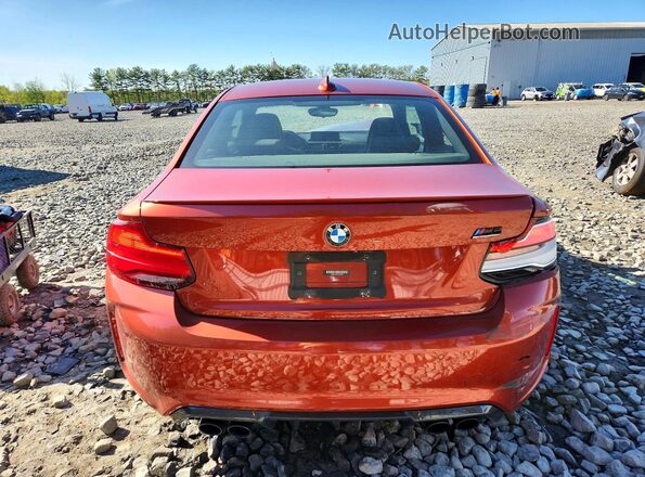 WBS2U7C51KVB09307 2019 BMW M2 Orange Вид ззаду